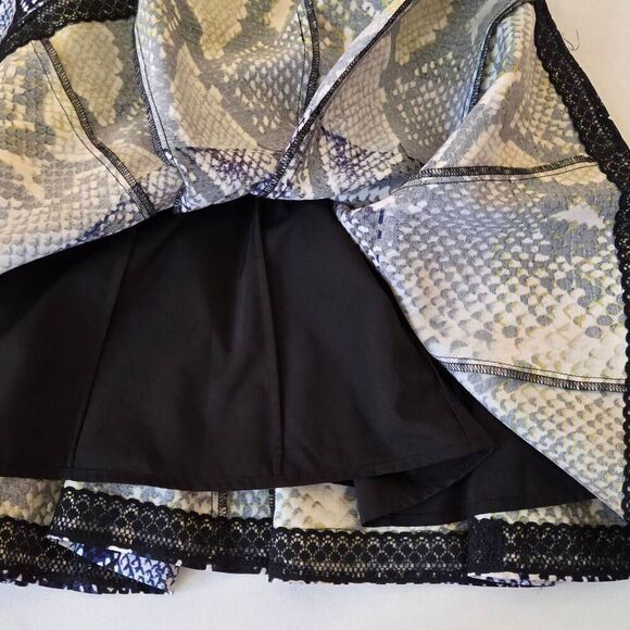 Diane von Furstenberg Womens Snakeskin Print Fit & Flare Dress Multicolor Size 6 - Picture 8 of 12